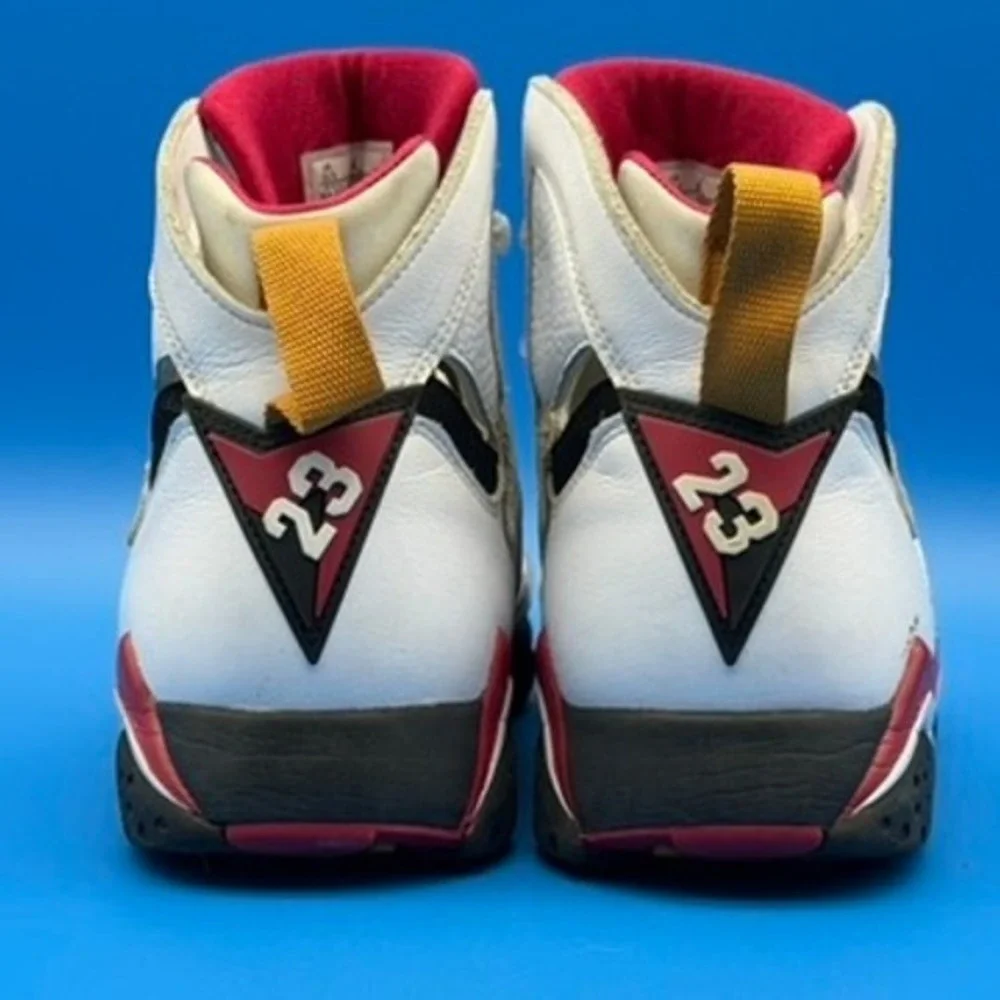 Jordan 7 Retro Cardinal White Red Gold CU9307-106 Size 10.5 12W